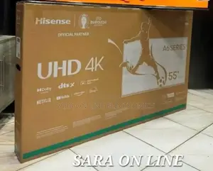 Hisence 55" A6 Series Uhd Smart Tv ##New Model Free Delivery