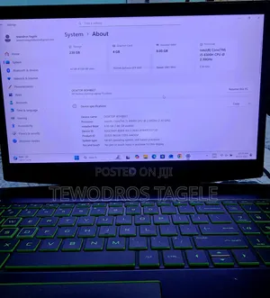 Desktop Computer HP Pavilion Gaming Desktop 8GB Intel Core I5 SSD 256GB