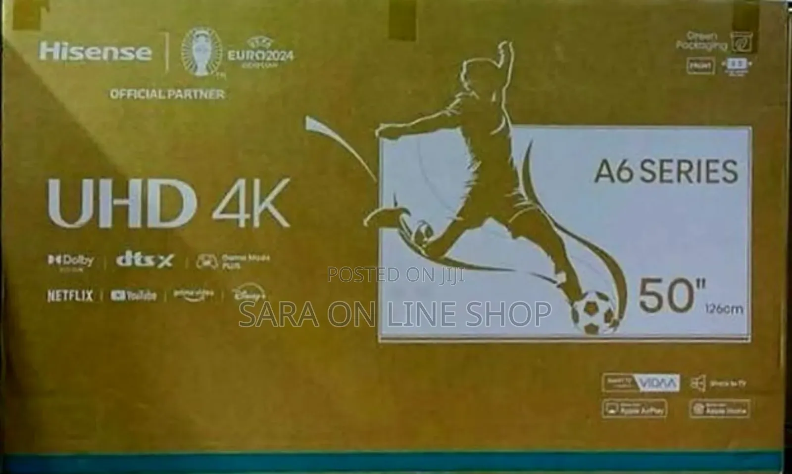 Hisence 55" Uhd Android Tv 5year Warranty Free Delivery