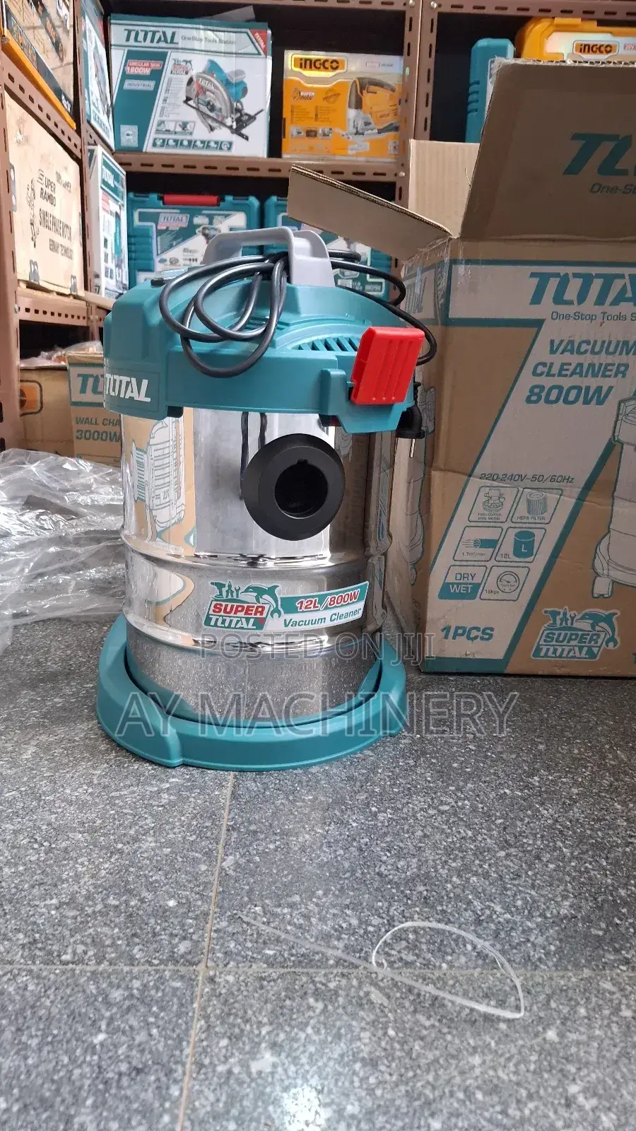 Total 12litre Vaccum Dry and Wet ለእርጥብ እና ደረቅ