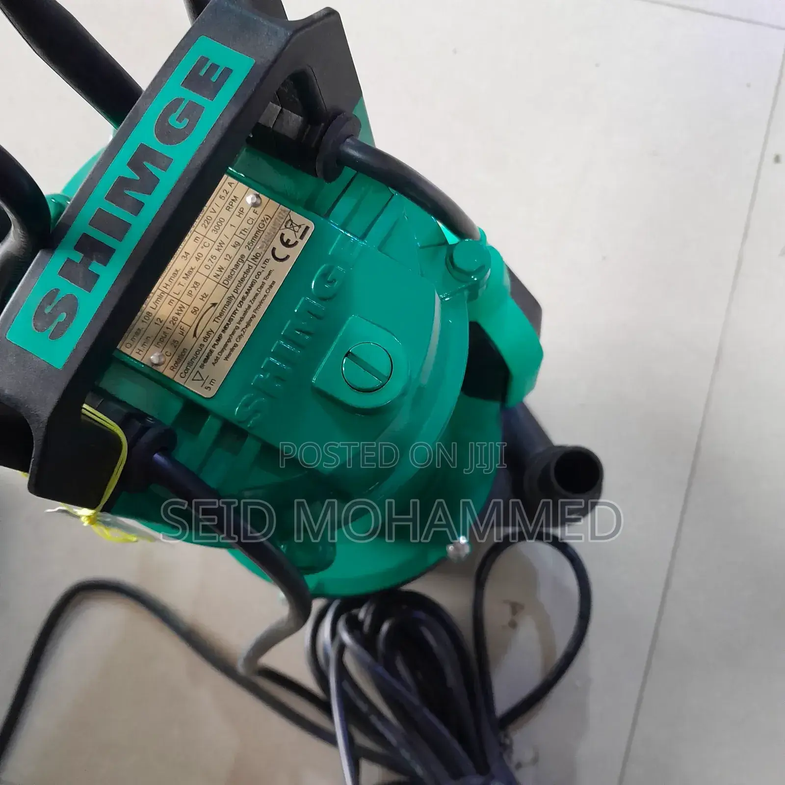 Shimge Submercible Pump 1 Hp