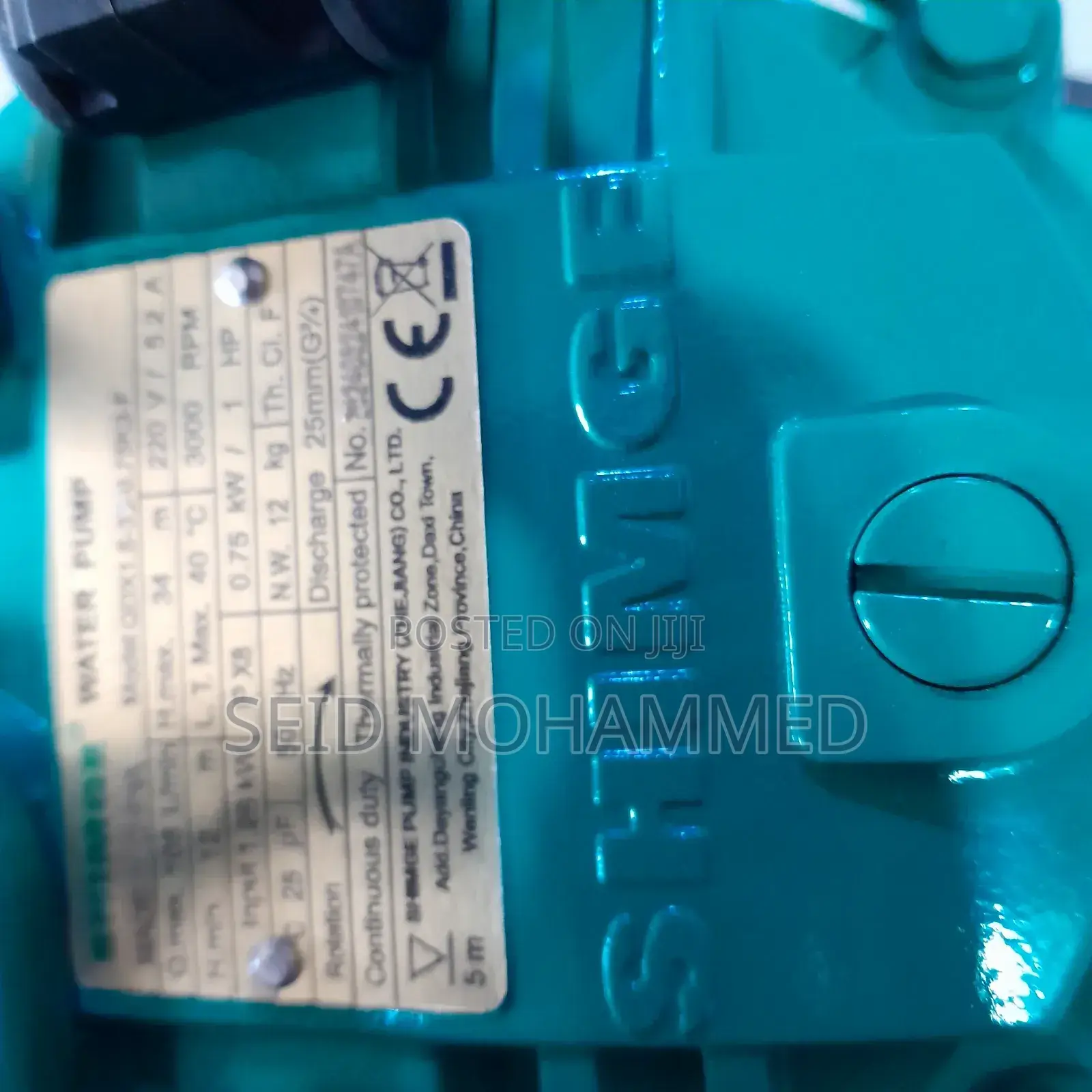 Shimge Submercible Pump 1 Hp