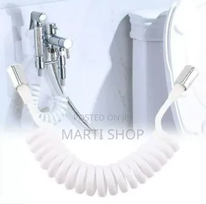 Flexible Spring Toilet And Shower Spray Gun