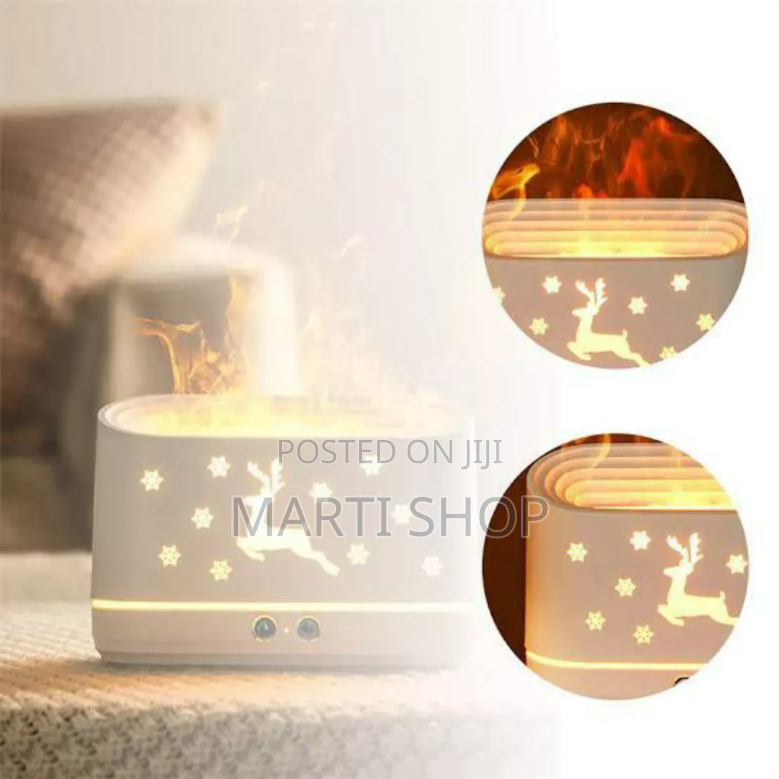 Elk Simulated Aromatherapy Flame Diffuser Humidifier