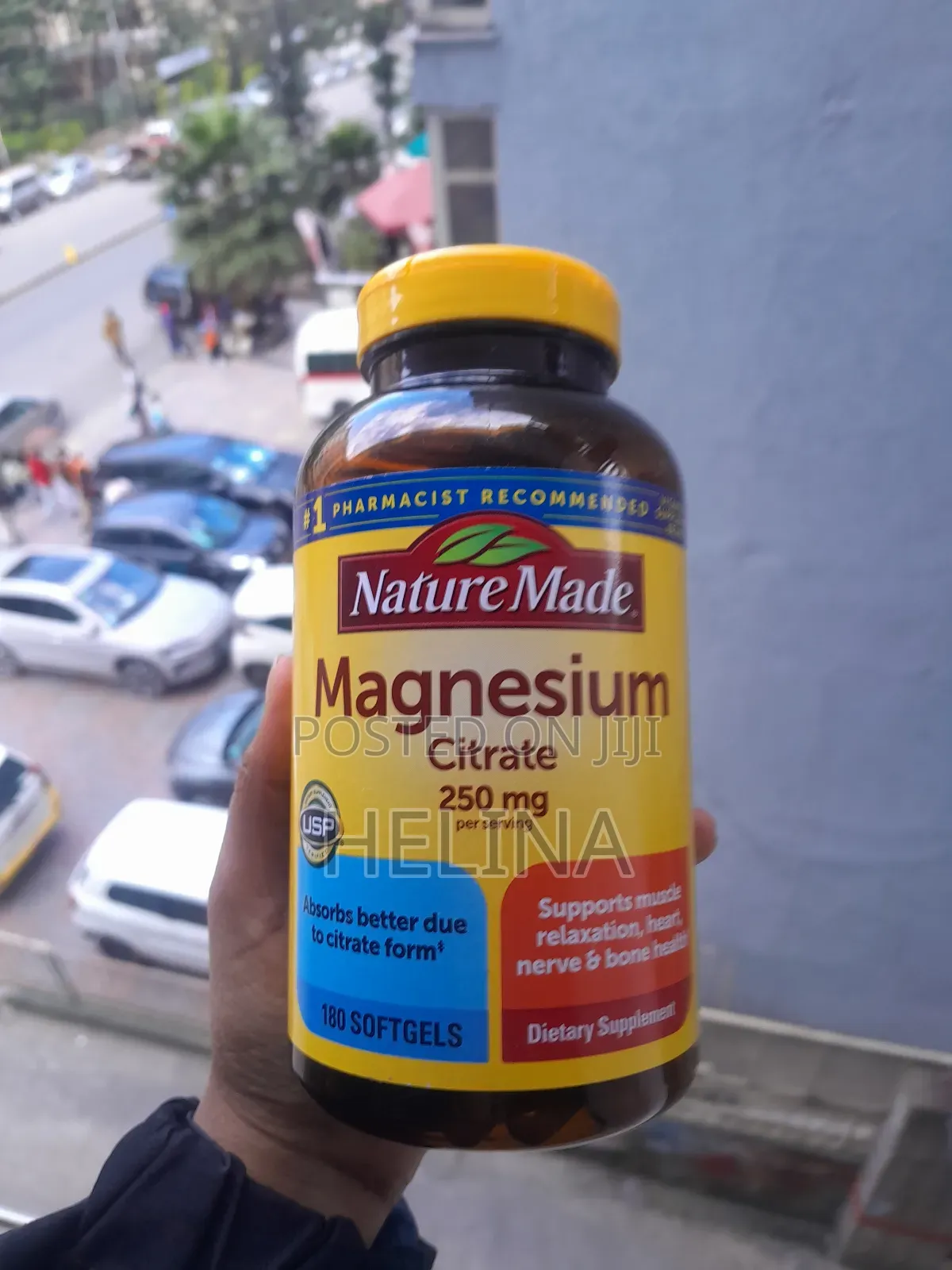 Magnesium Citrate 250 Mg 180 Softgels Original From Usa