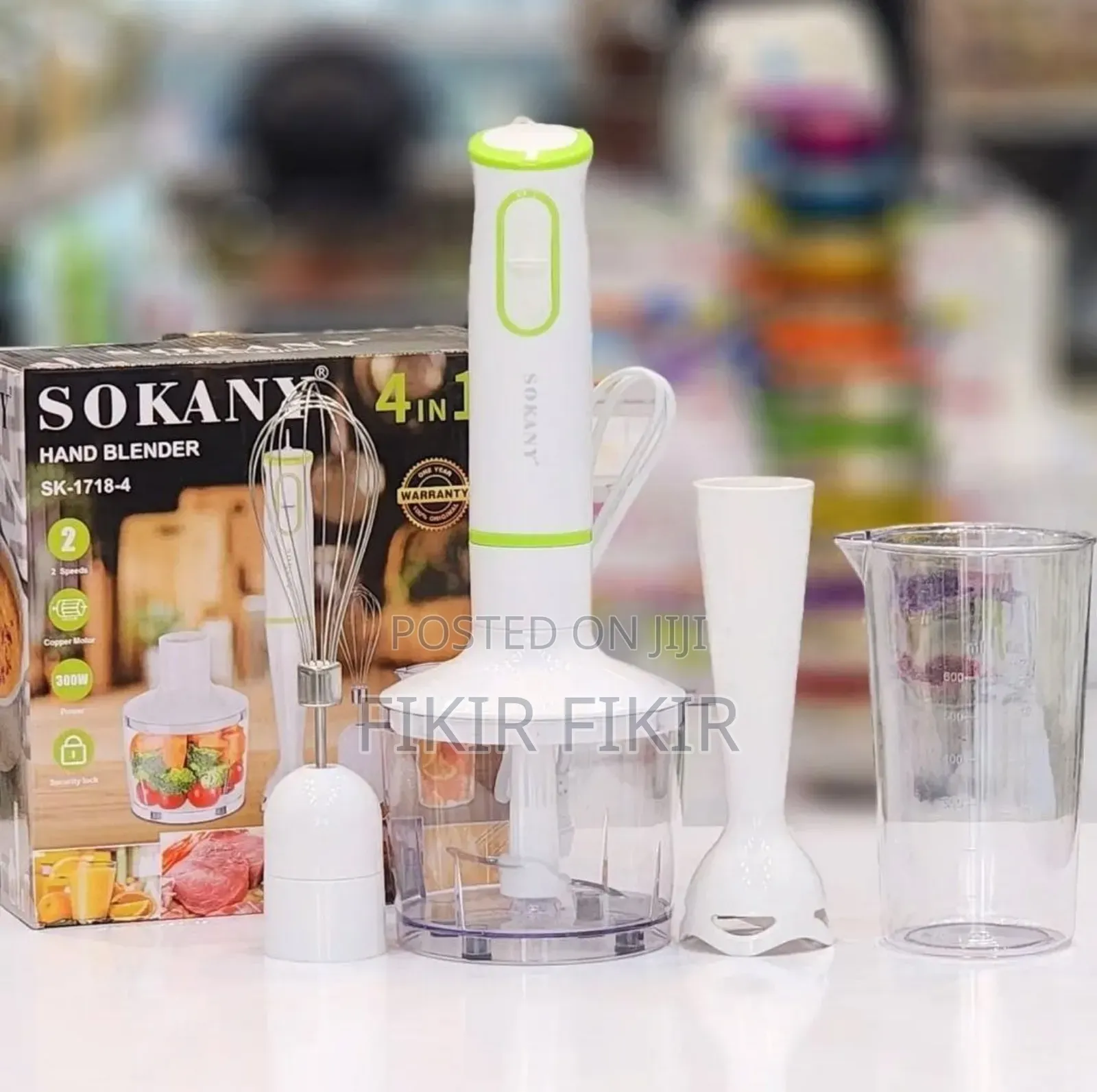 Sokany 4 in 1 Hand Blender