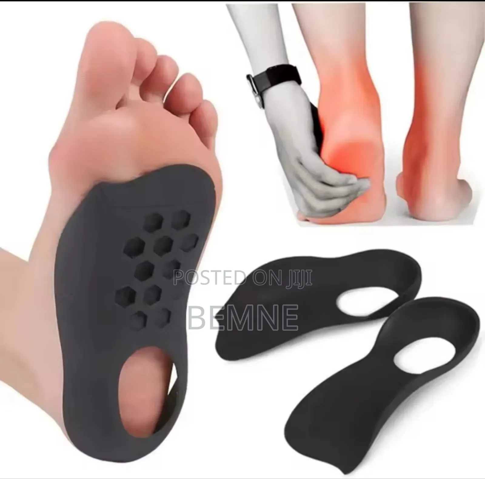 For O Shaped Feet and Flat Feet Heel Pain Arch Support