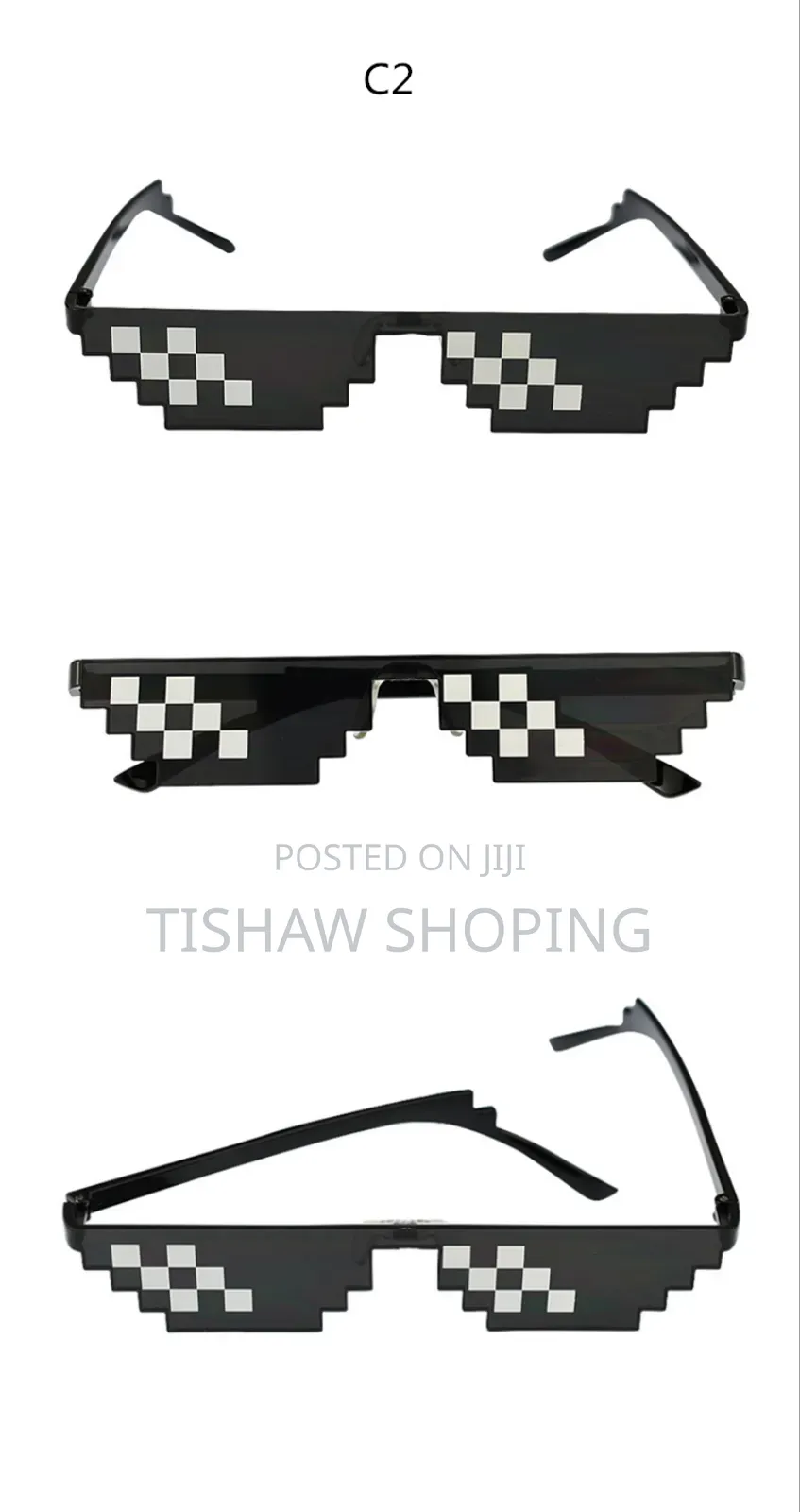Mosaic Sunglasses Cool Party Vintage Shades Eyewear for Men Women