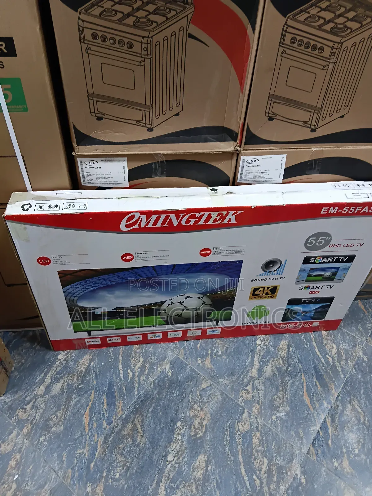 Emingtek 55inch Framelss Tv