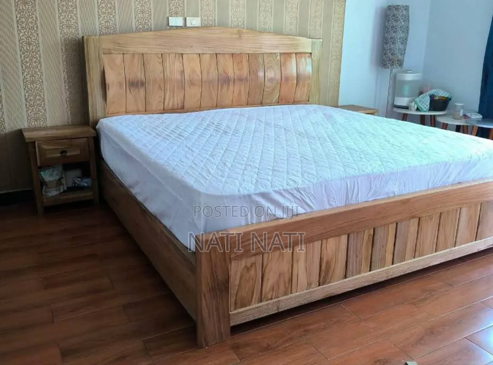 Solid Wood Bed