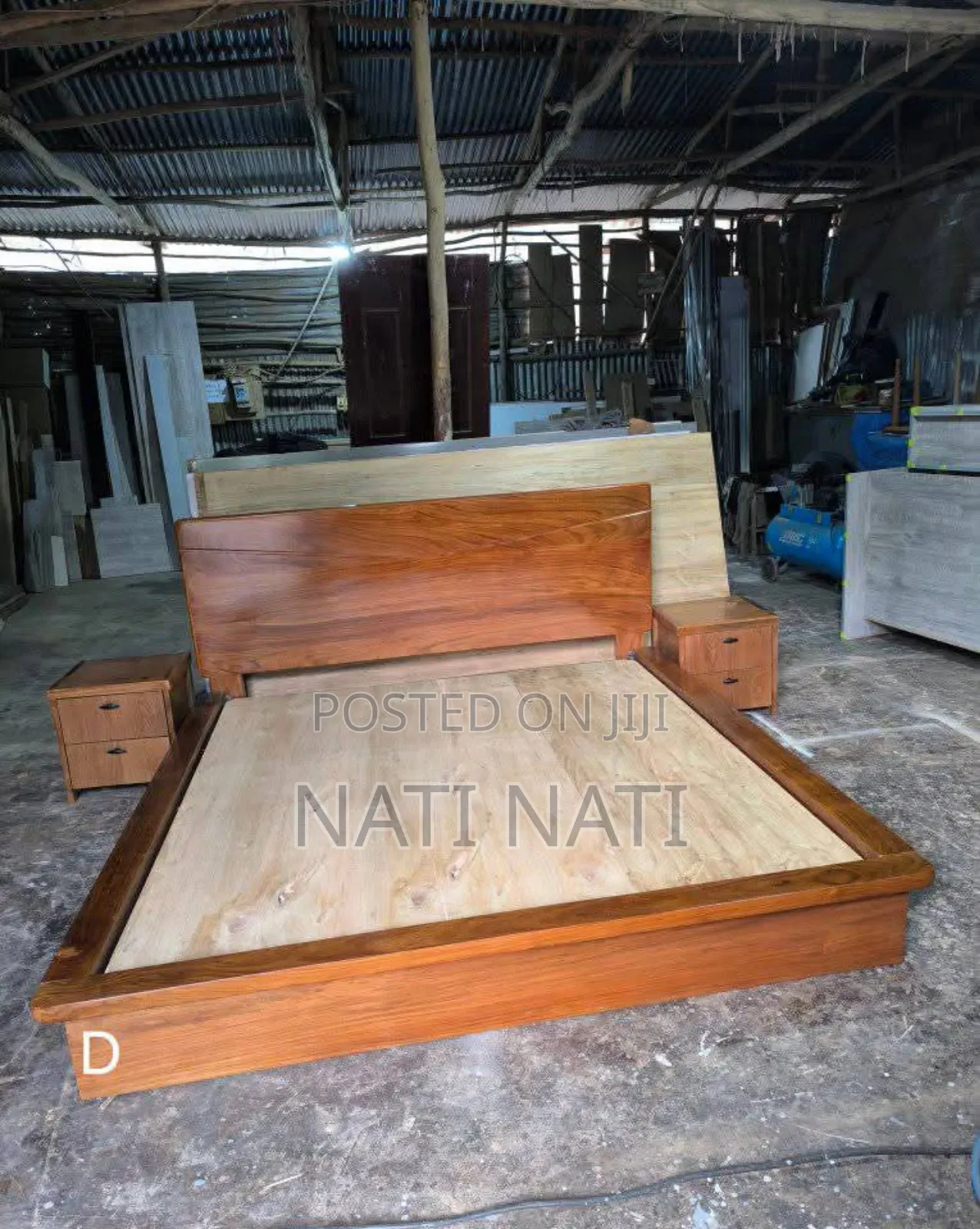 Solid Wood Bed