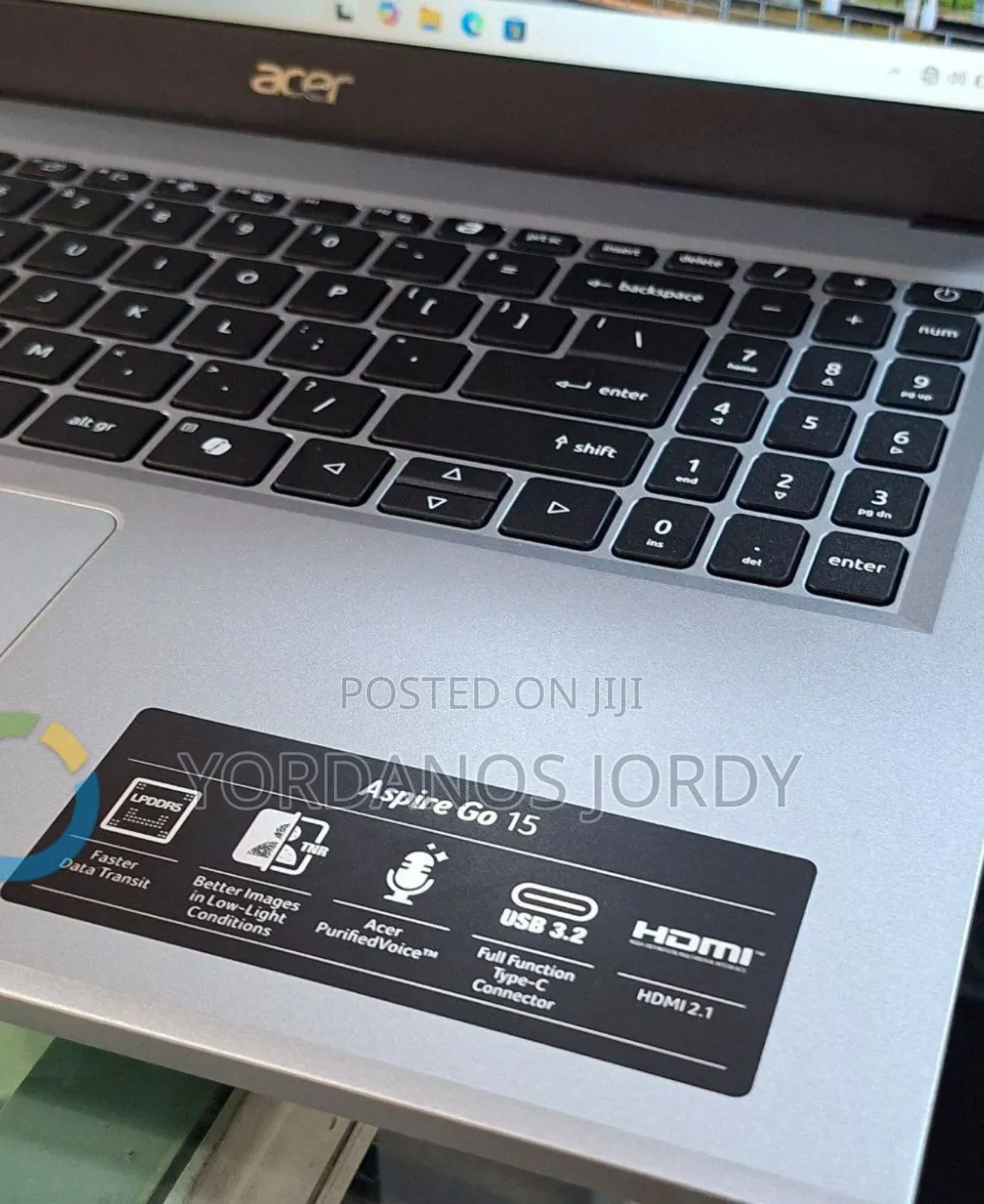 New Laptop Acer Aspire 1520 8GB Intel Core I3 SSD 128GB