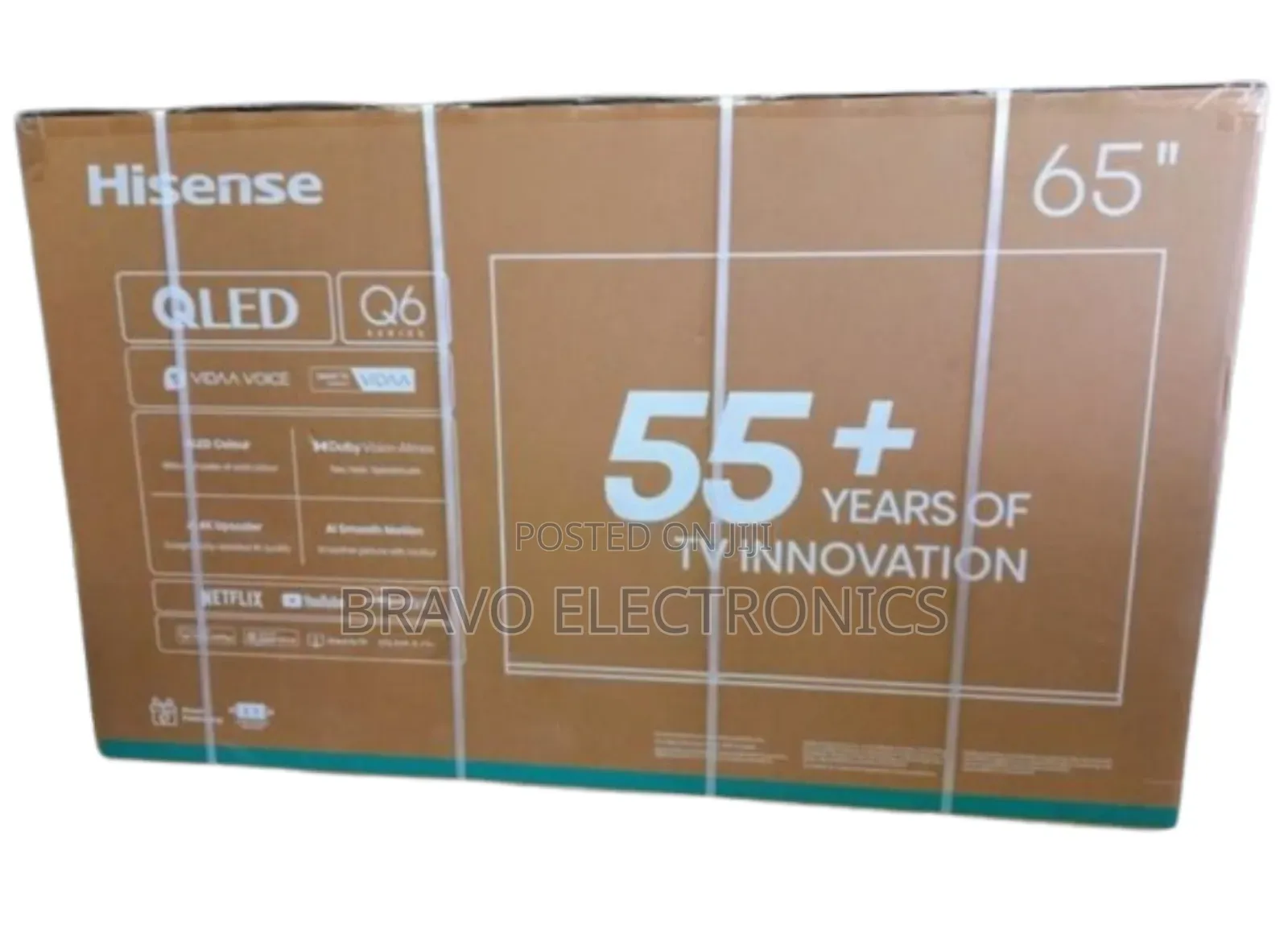  Hisense 65" Qled Q6 Series – Smart Tv 2025! 