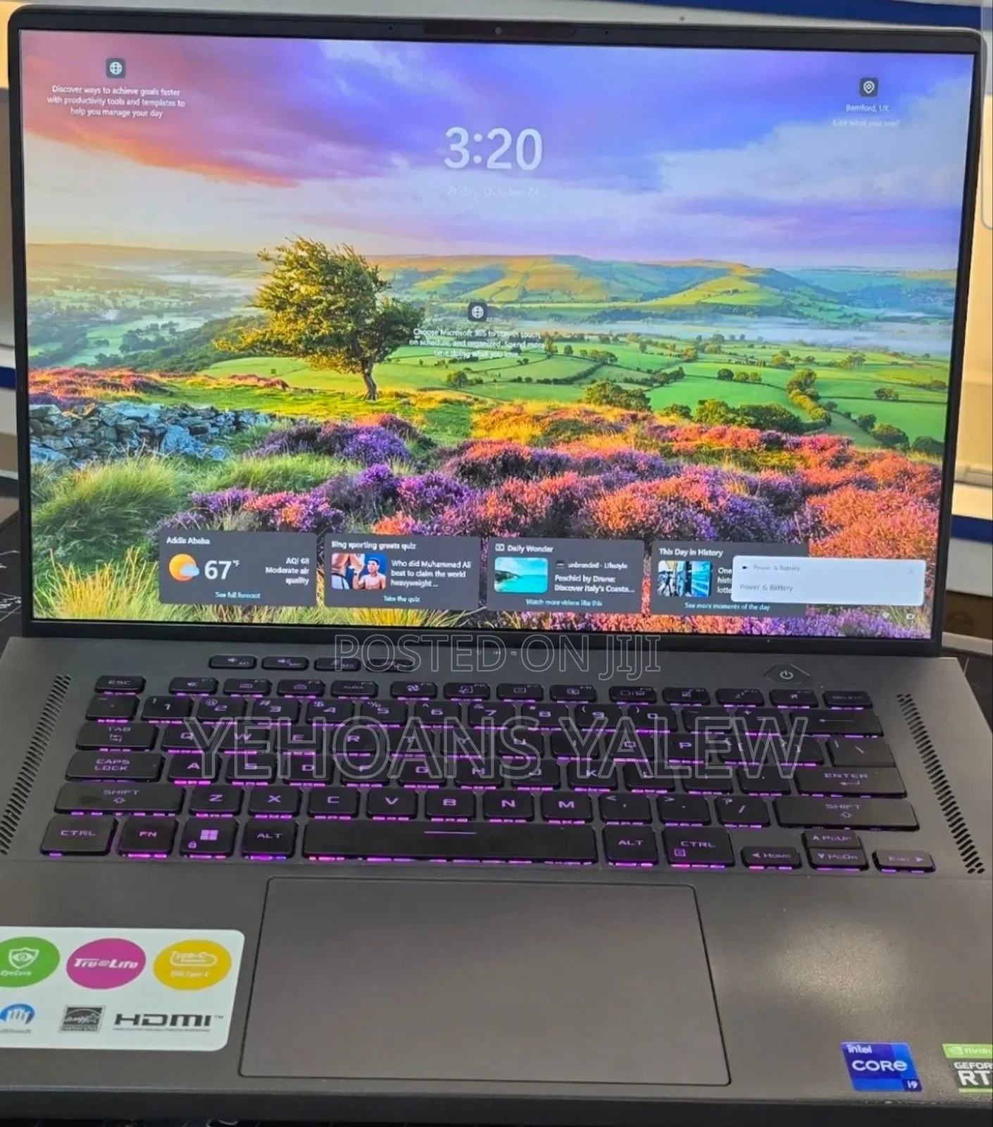 New Laptop Asus ROG Zephyrus G15 32GB Intel Core I9 SSD 1T