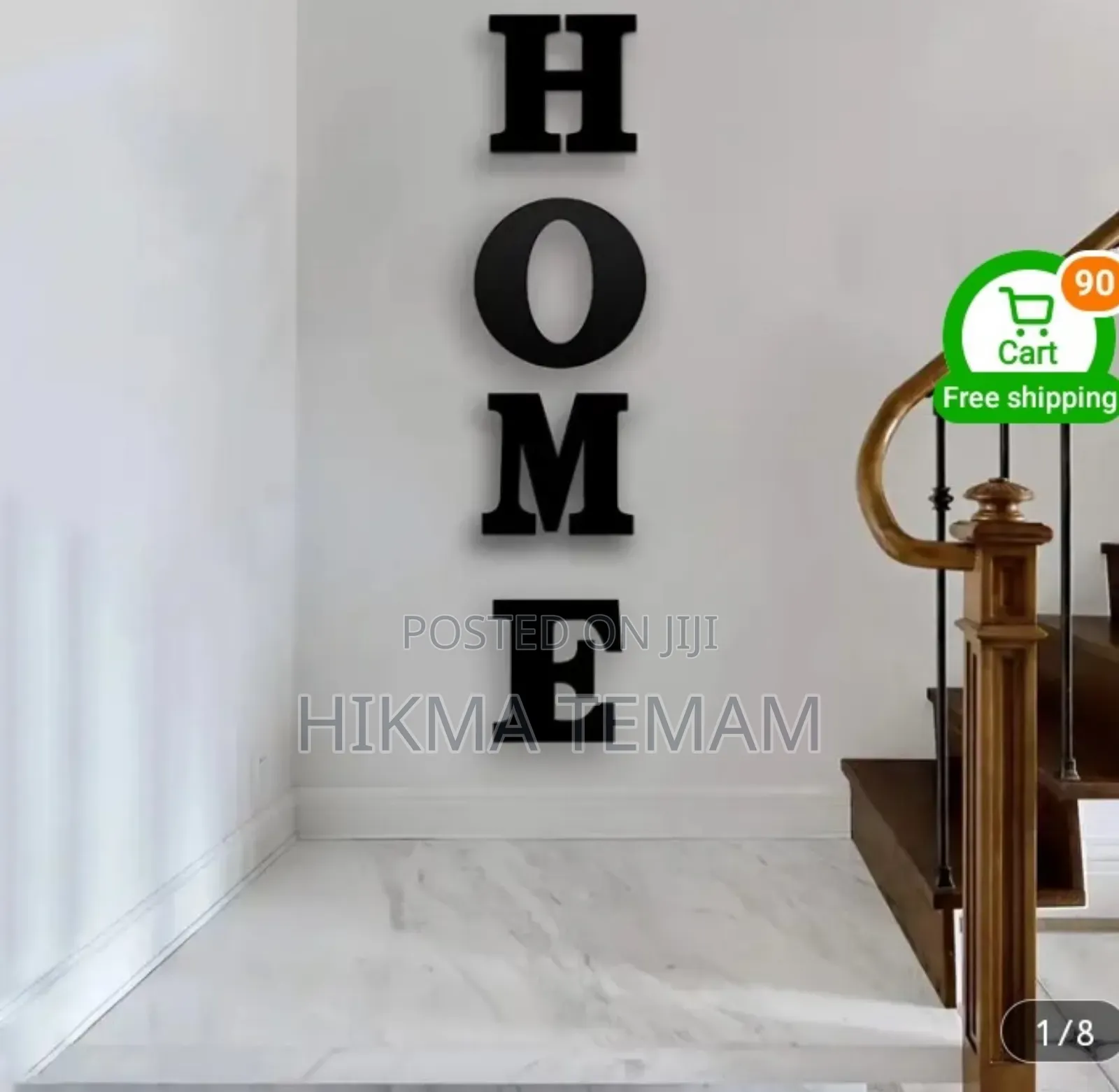 Modern Wooden"Home"Wall Hanging Signs _Multi Purpose