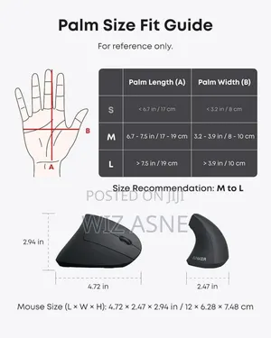 Anker Wireless Vertical Economic Optical Mouse