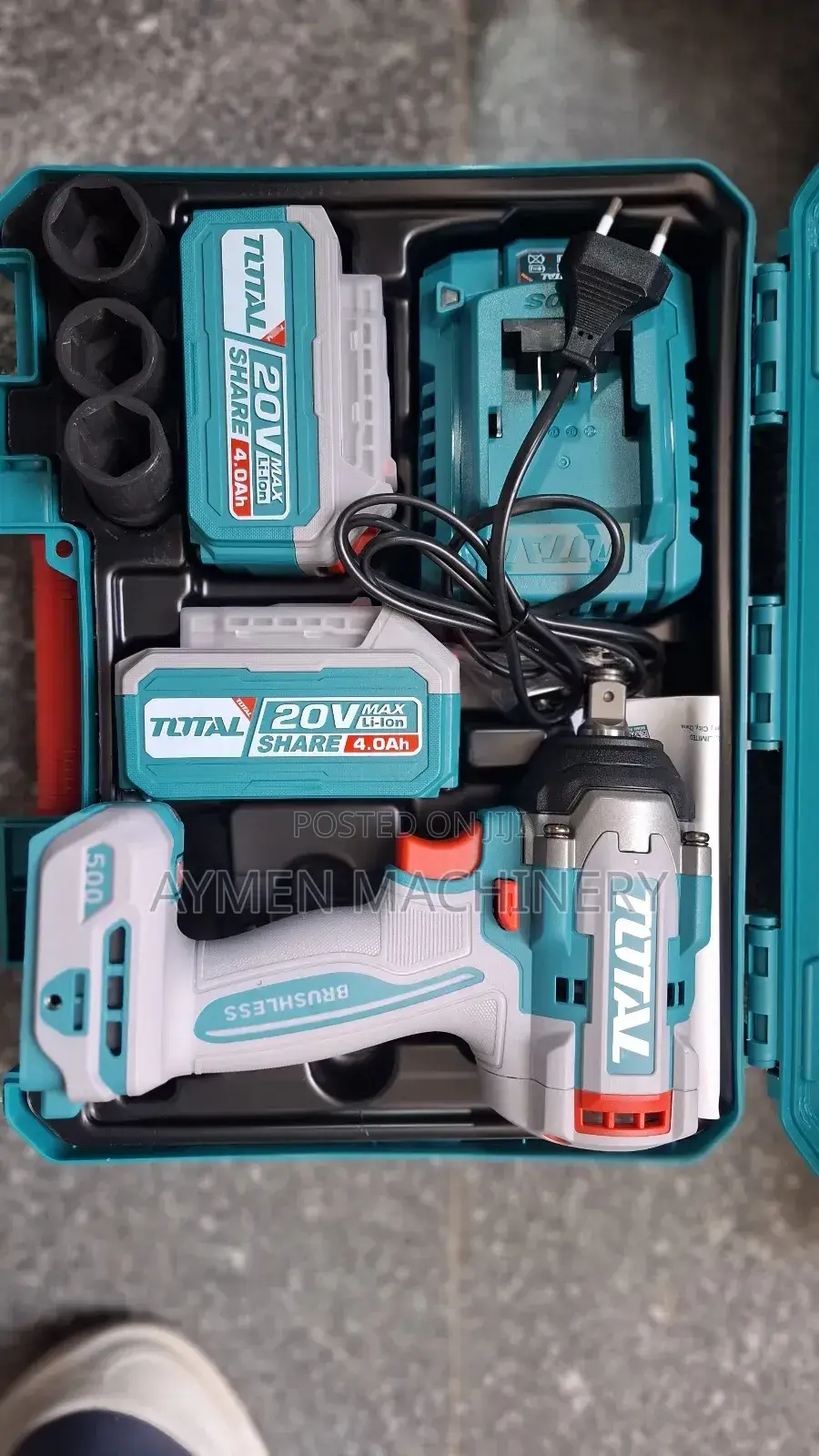 Total Impact Wrench 20v 500nm ጆደር መፍቻ