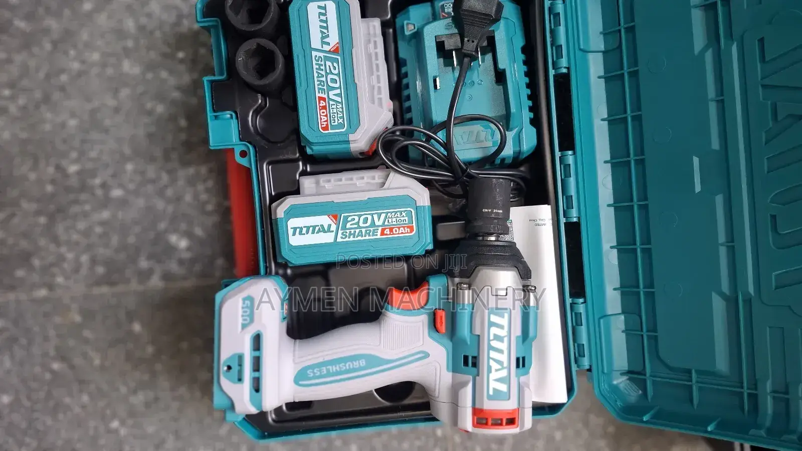 Total Impact Wrench 20v 500nm ጆደር መፍቻ