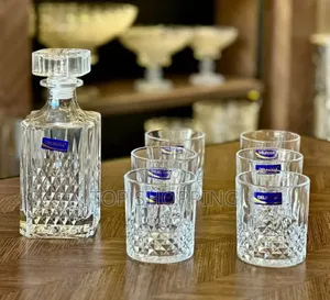 Whisky Glass Decanter Glass Set 7pcs
