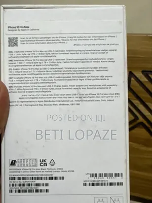 New Apple iPhone 16 Pro Max 512 GB Gray