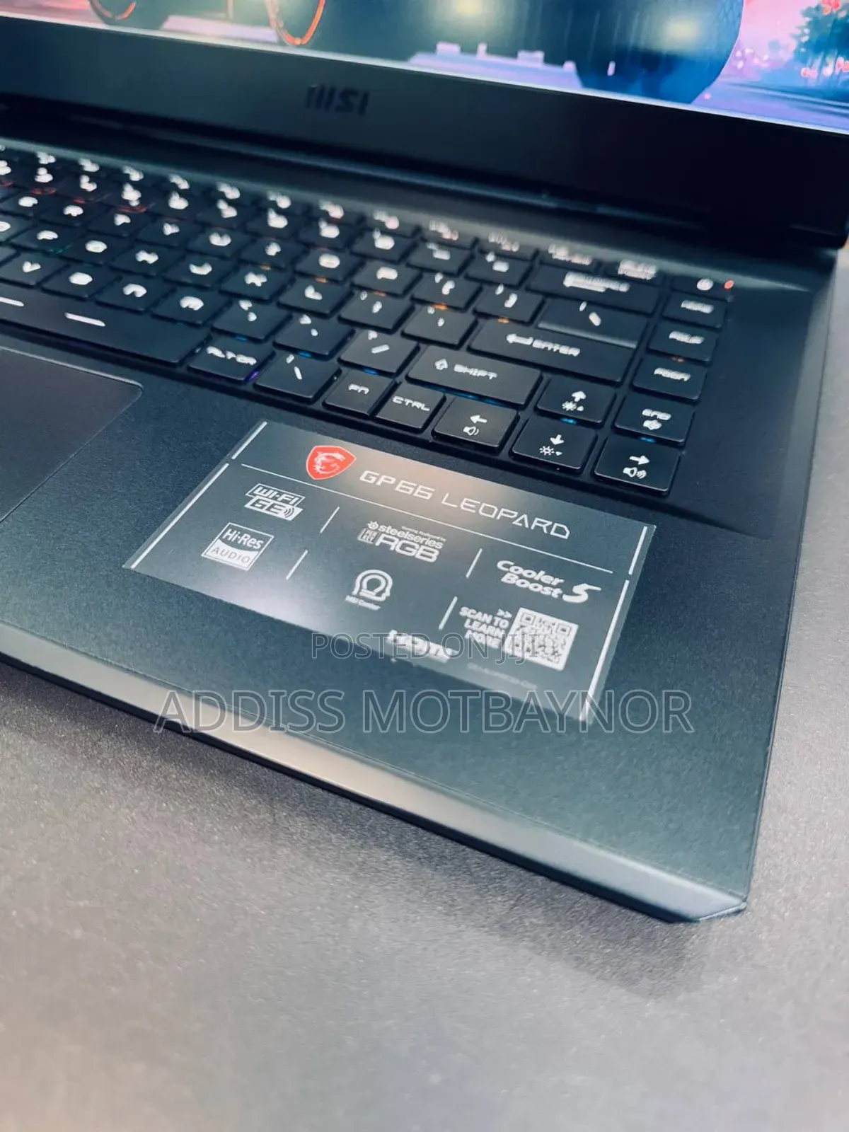 New Laptop MSI GF63 16GB Intel Core I9 SSD 1T