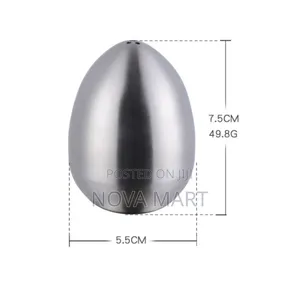 Modern Metal Egg Shapped Seasoning Shakers