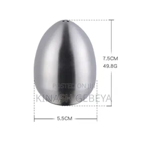 Metal Egg Shaped Seasoning Shakers