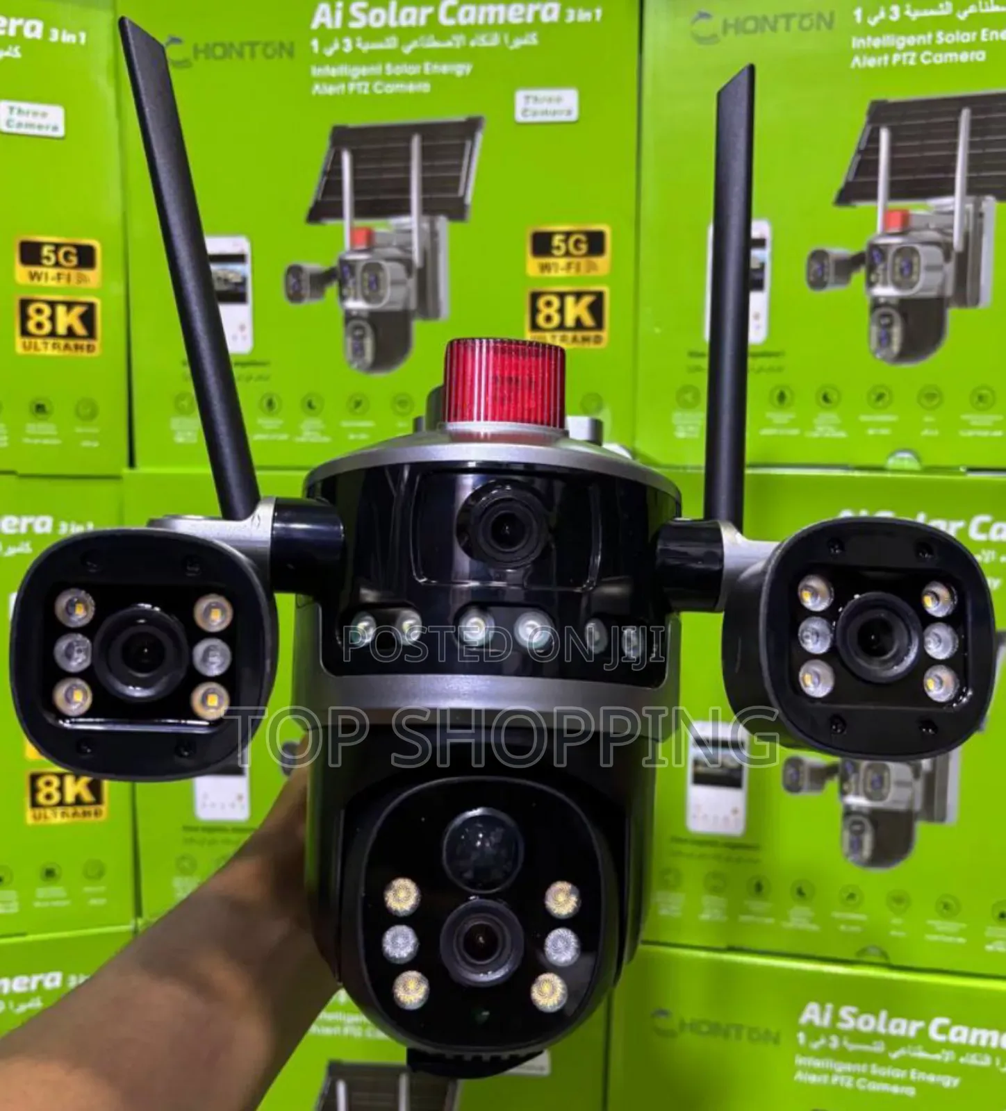 3 in 1 Honton Solar Security Camera Ultera Hd Insert Sim