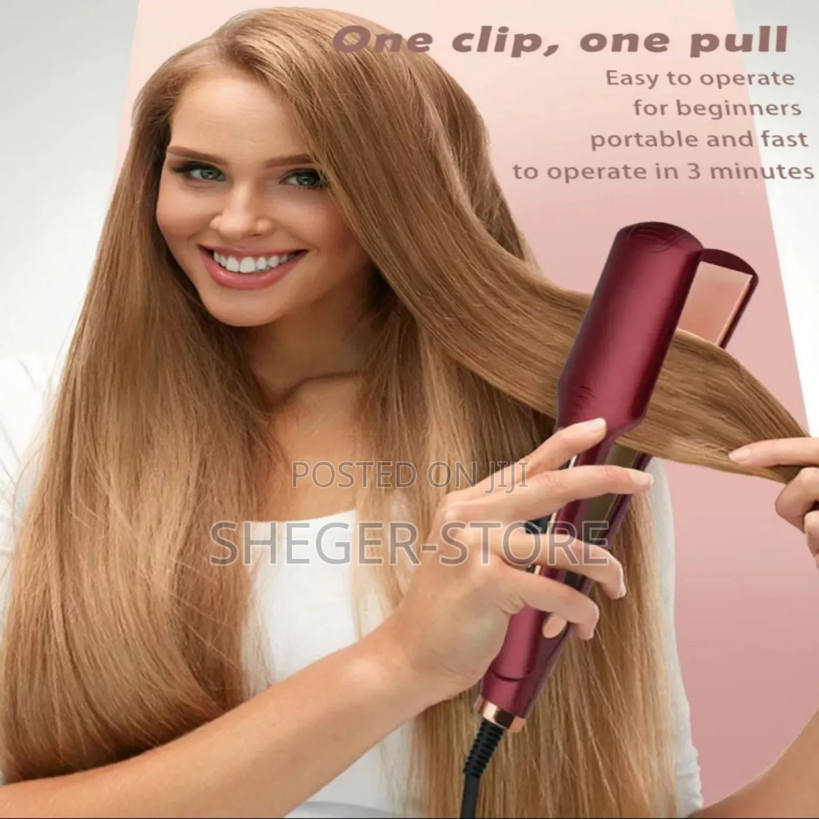 Asnova Hair Straightener ( 6 አይነት የሙቀት መመጠኛ ያለው Original እቃ )