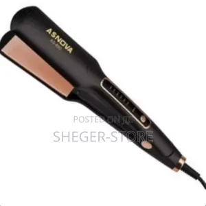 Photo - Asnova Hair Straightener ( 6 አይነት የሙቀት መመጠኛ ያለው Original እቃ )