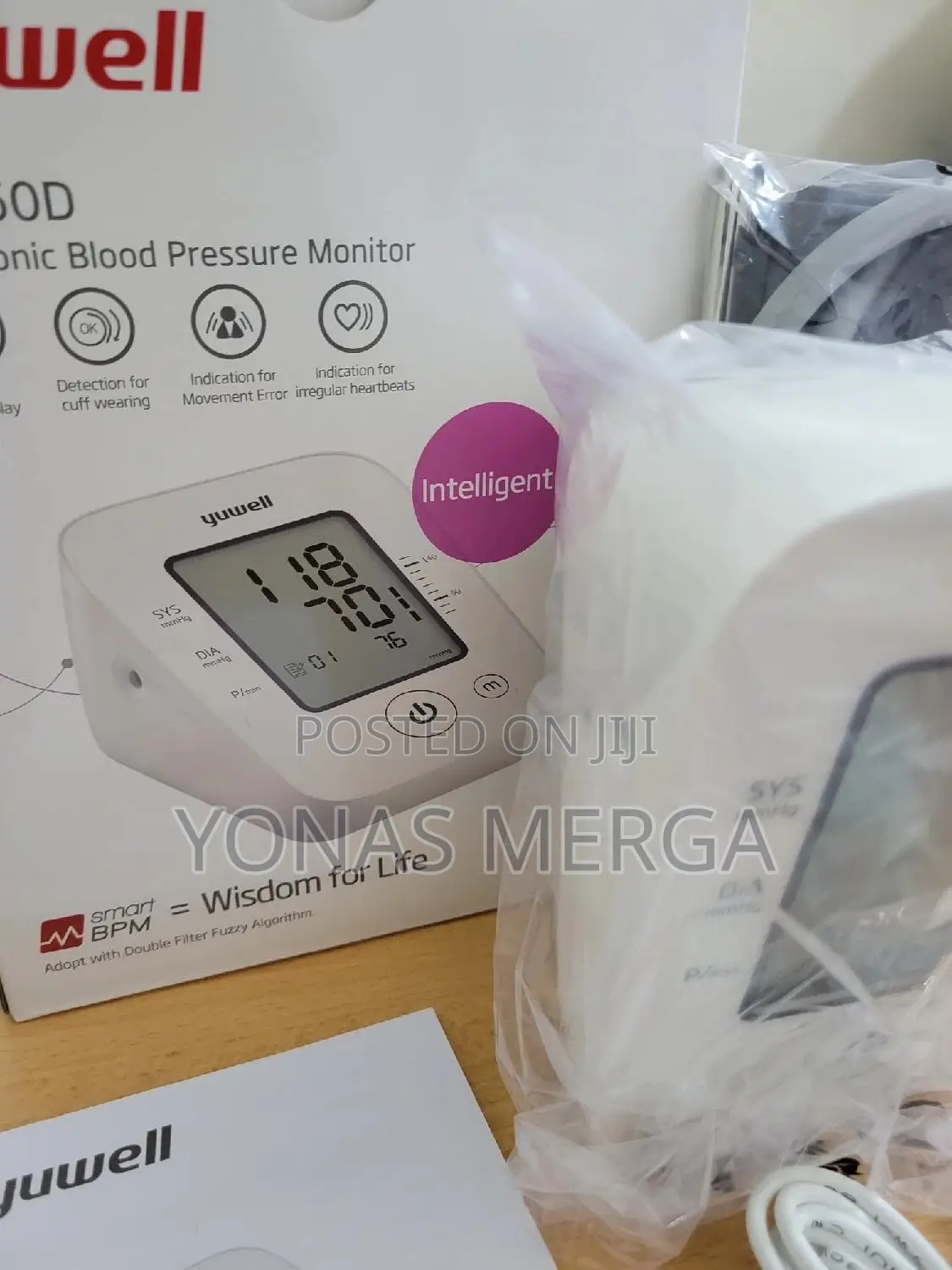 Bp Monitor/Fits Comfortably on Various Arm Sizes for Accurate Readings