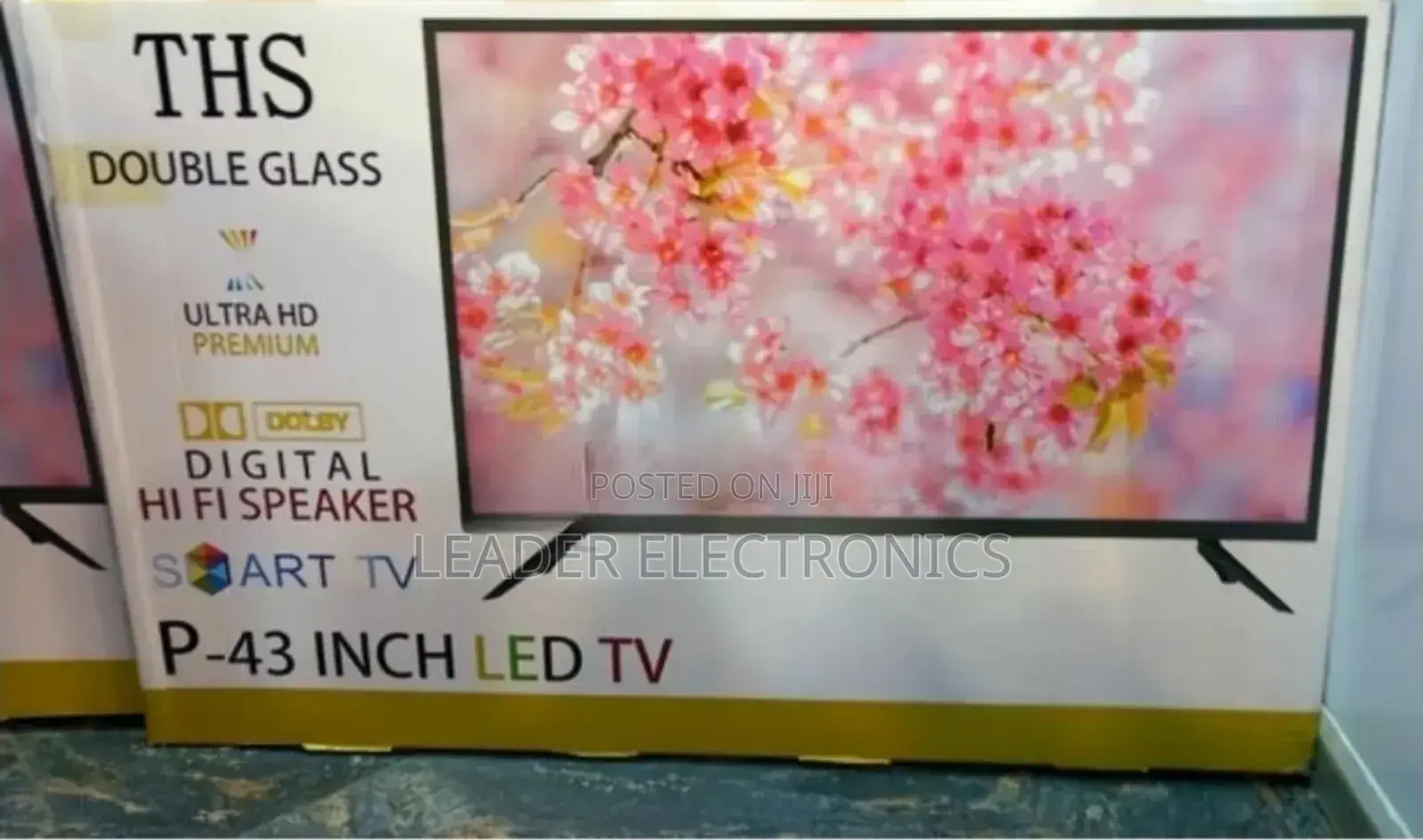 Next-level Clarity | Ths 43'' Smart Android Double Glass Tv 2025