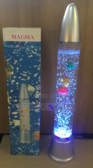Photo - 4-in-1 Rocket Led Lava Aquarium Lamp, 70cm
