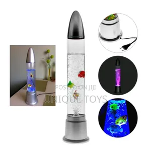 4-in-1 Rocket Led Lava Aquarium Lamp, 70cm
