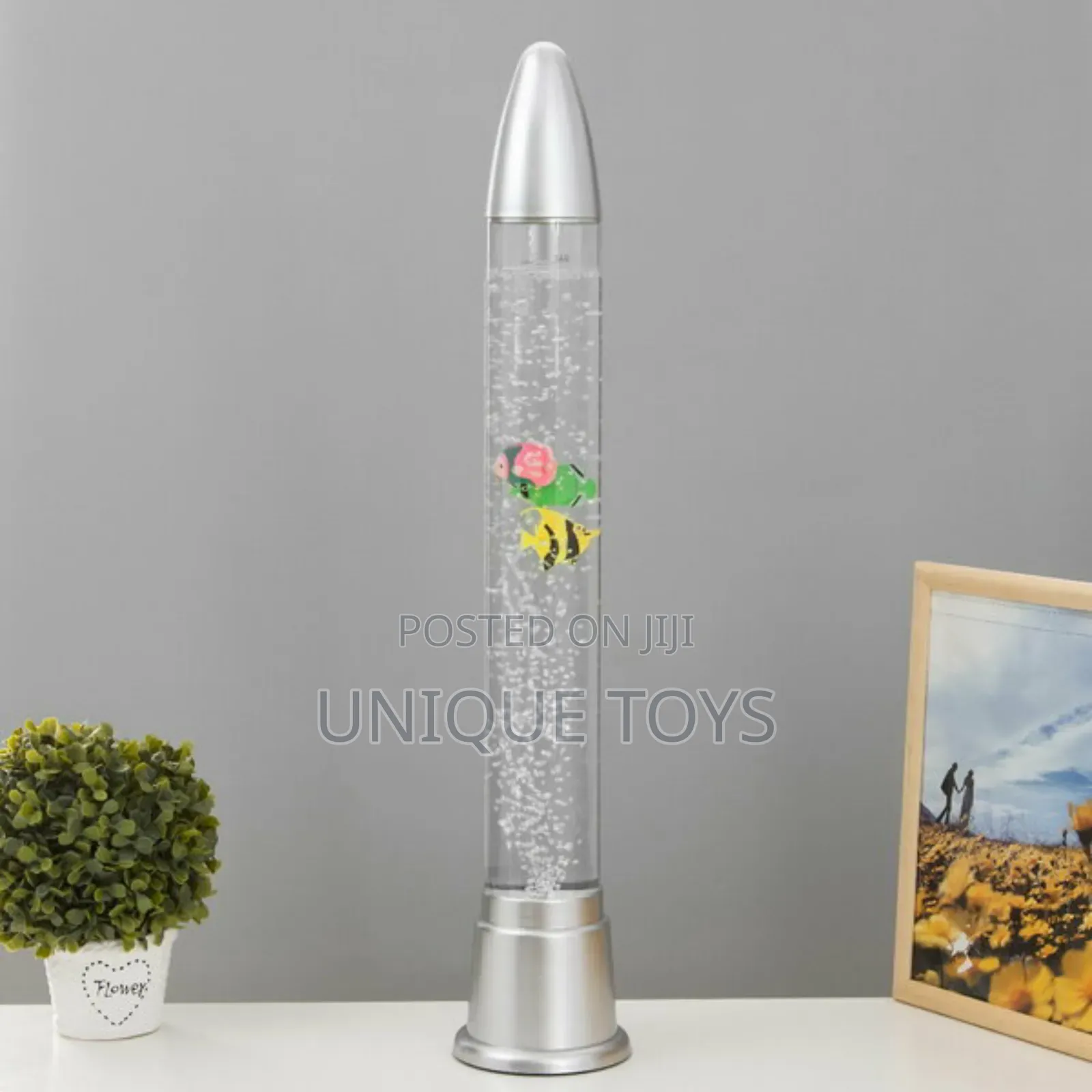 4-in-1 Rocket Led Lava Aquarium Lamp, 70cm