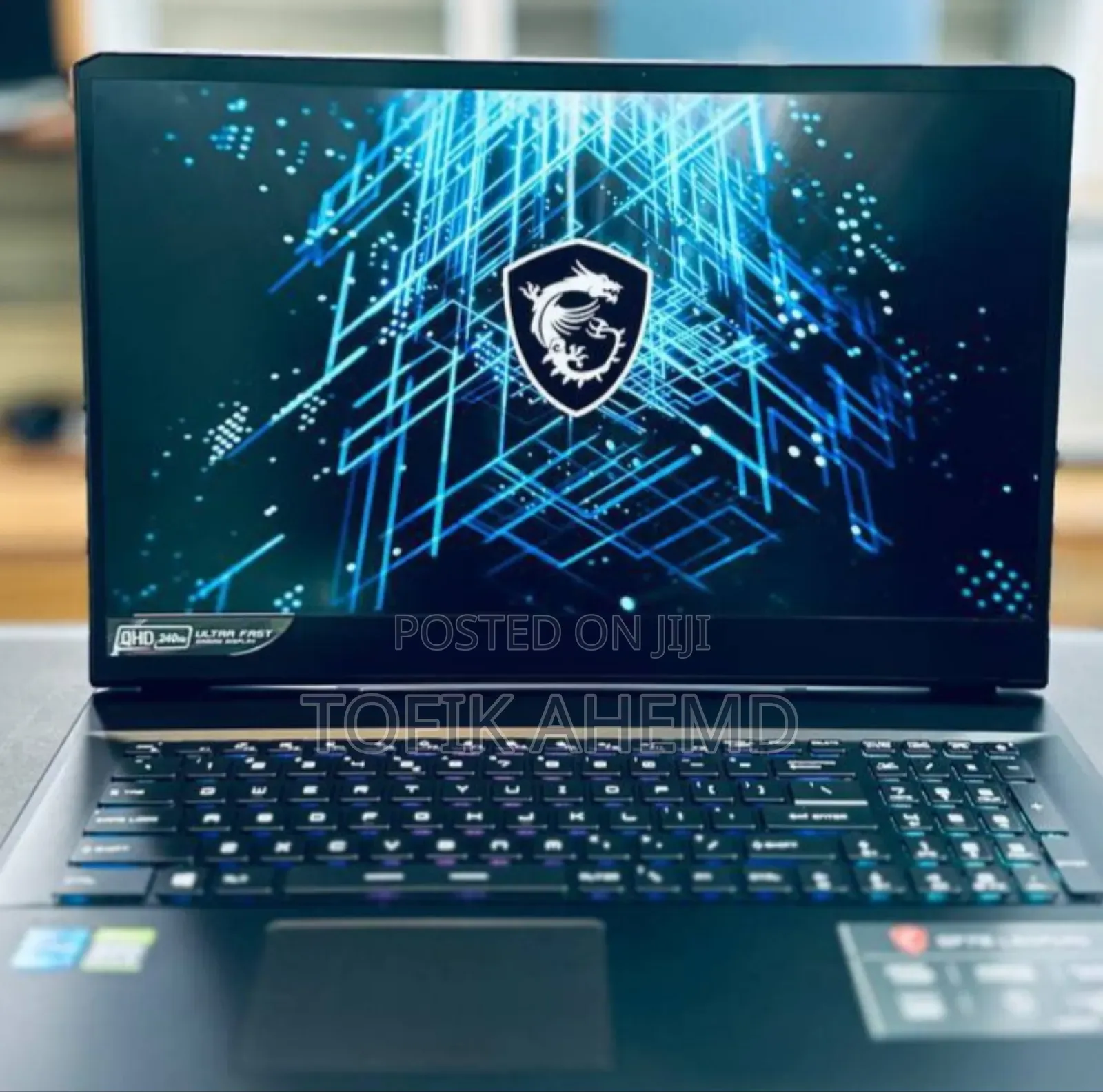 New Laptop MSI GF63 4GB Intel Core I7 SSD 1T