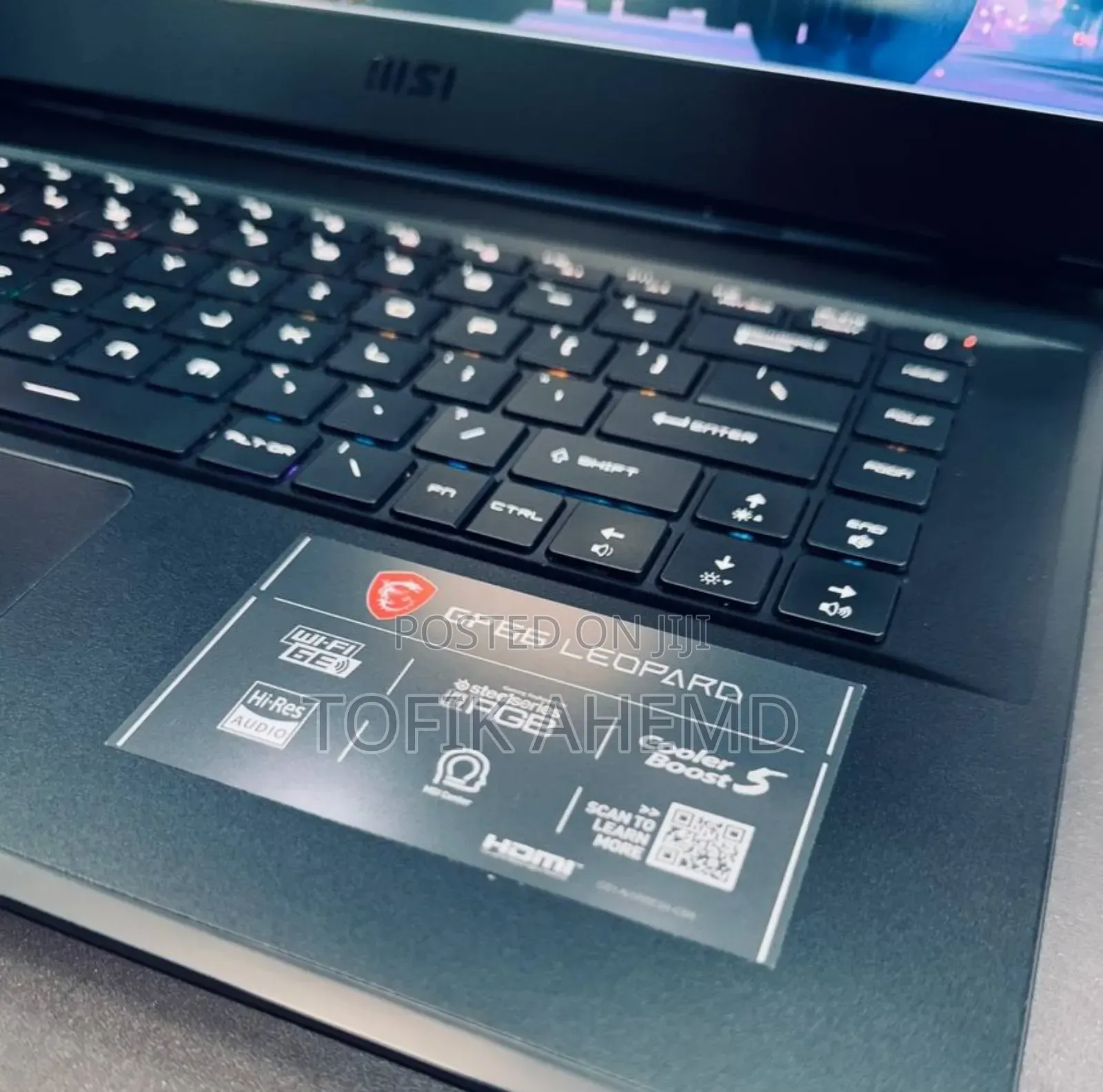 New Laptop MSI GF63 4GB Intel Core I7 SSD 1T