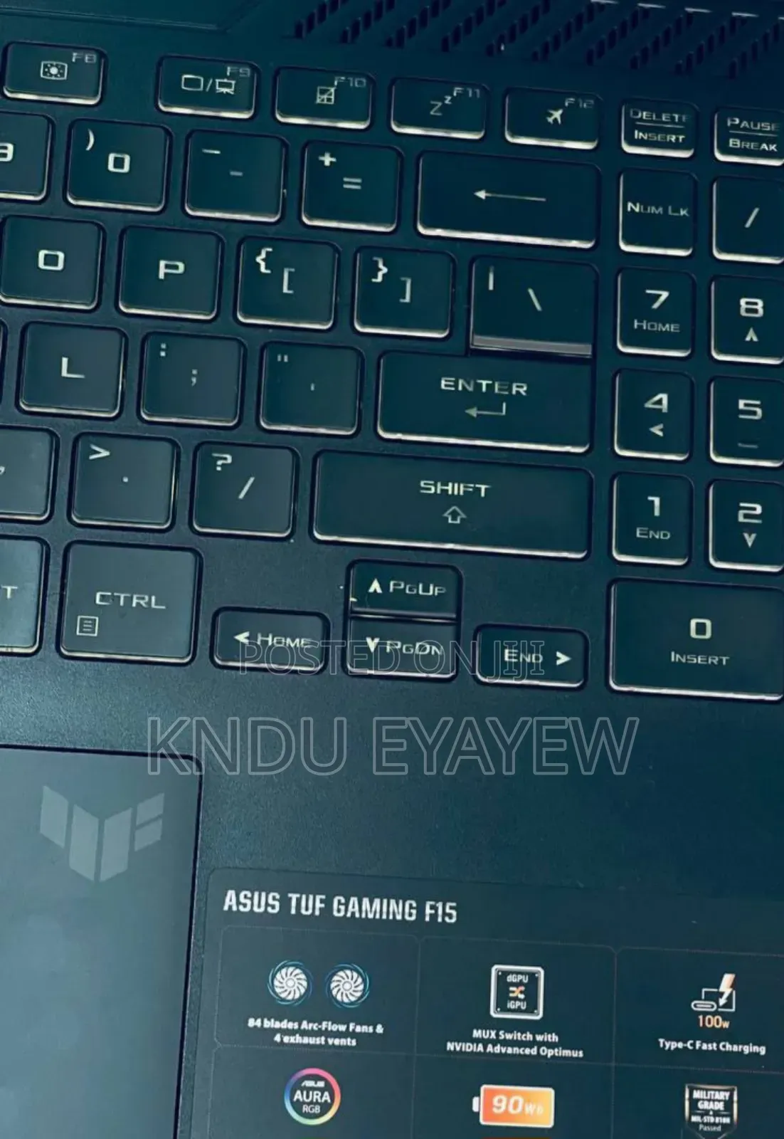 New Laptop Asus TUF Gaming A15 16GB Intel Core I7 SSD 512GB