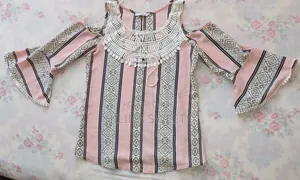 Photo - Bonda Women’S Off Shoulder Boho Top