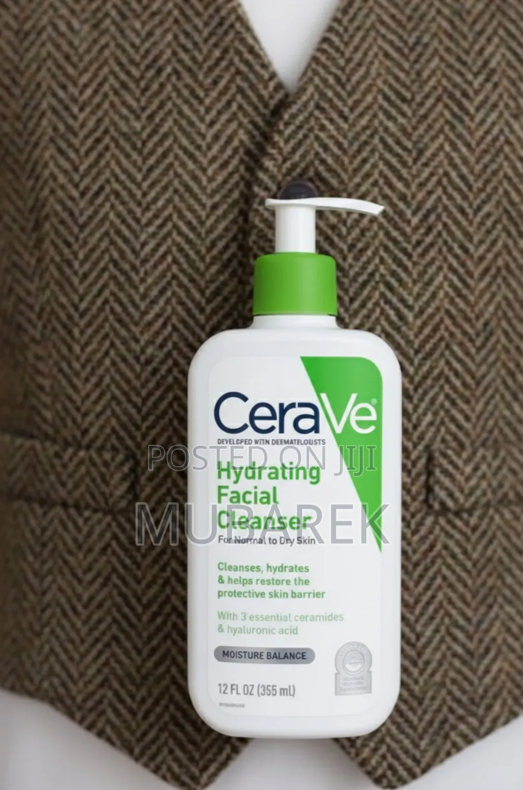 Cerave Facial Cleanser: Proven to Improve Skin Texture.