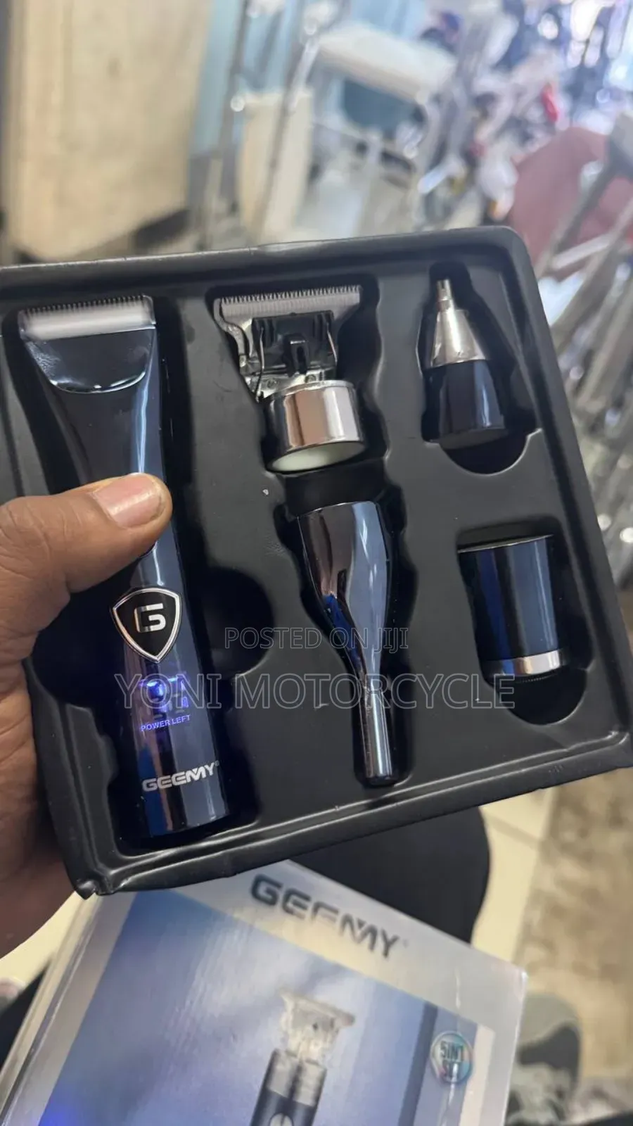 Geemy Rechargeable Hair Clipper5in1hairtrimmer8body Clipper