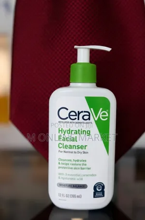 Photo - Cerave Facial Cleanser: Locks in Moisture With Hyaluronic Acid.