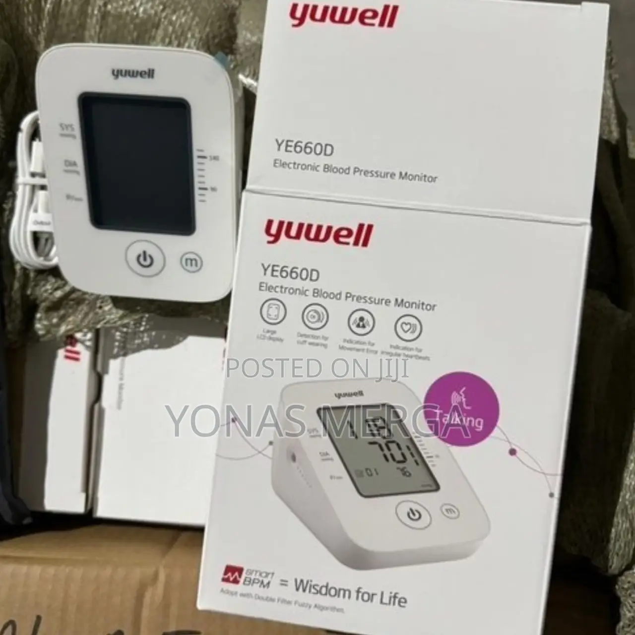 Accurate Measure目齣yuwell Blood Pressure Machine麁鄰bp Monitoring