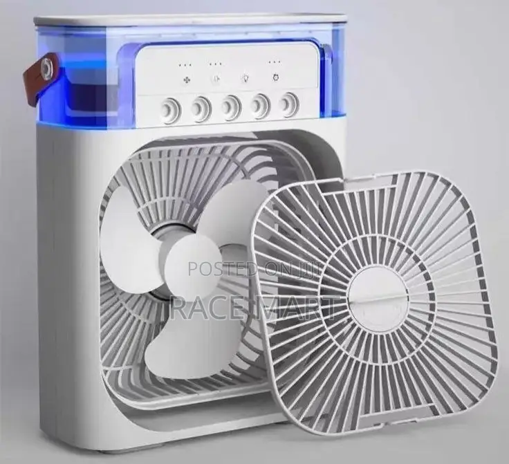 3in1 Air Cooler Fan With Led Night Light Humidifier