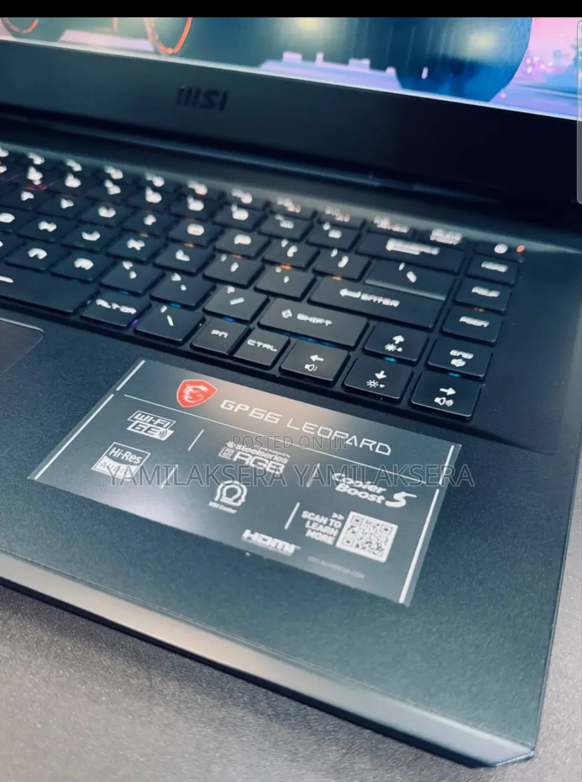 New Laptop MSI GP75 Leopard 8GB Intel Core I7 SSD 1T