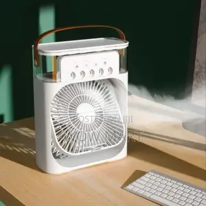 3in1 Air Cooler Fan With Led Night Light Humidifier