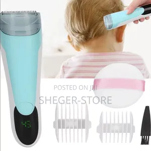 Smart Baby Hair Clipper ( በቻርጅ የሚሰራ, እጅግ አነስተኝ ድምፅ, የራሱ ብሩሽ ያለው