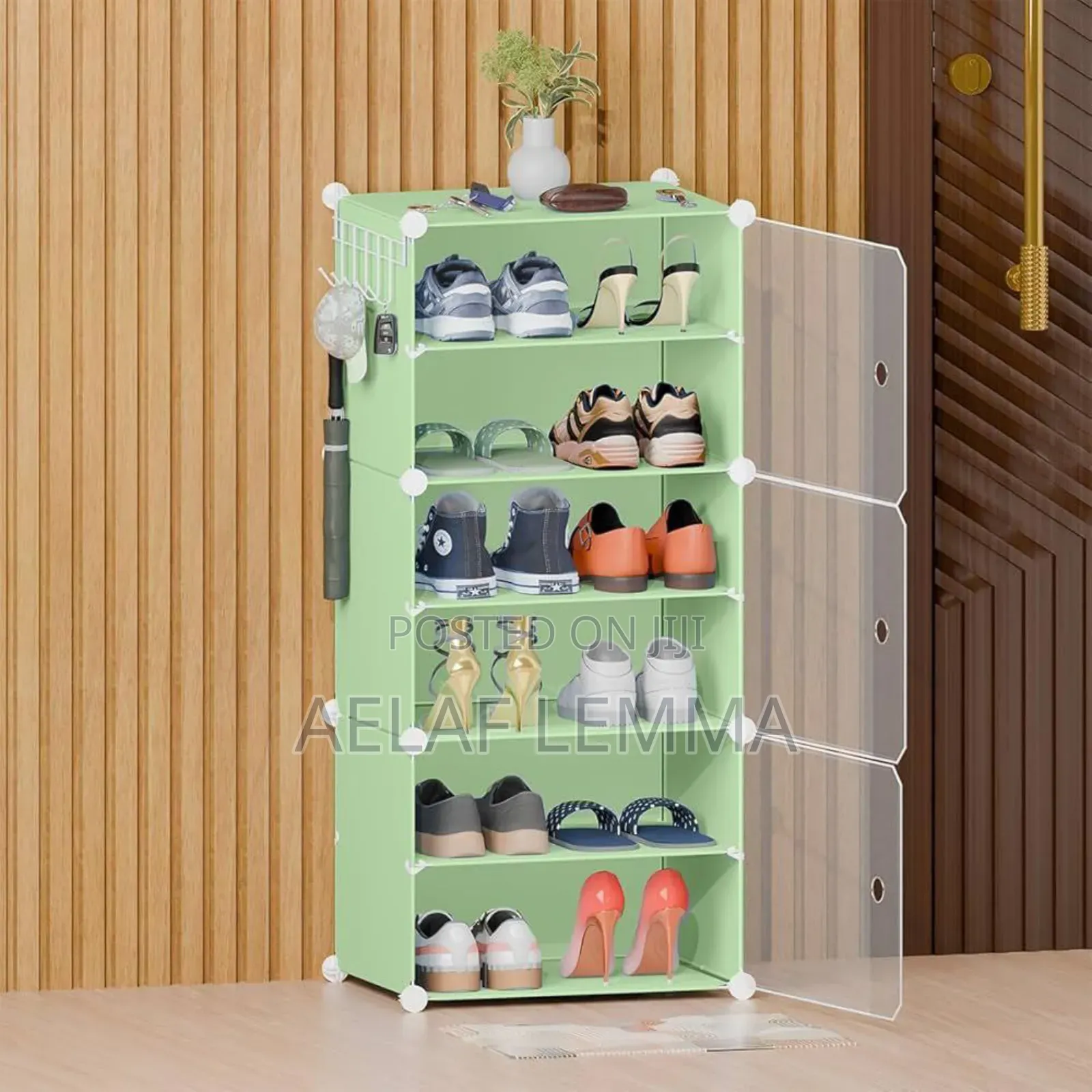 Plastic Cube Shoe Rack