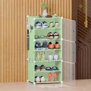 Photo - Plastic Cube Shoe Rack