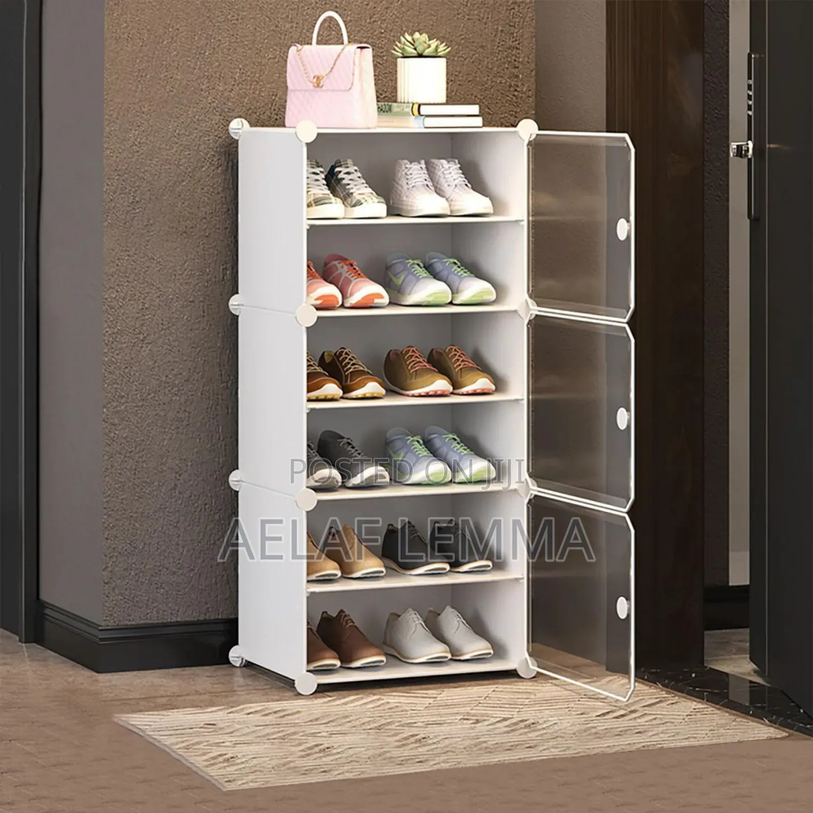 Plastic Cube Shoe Rack